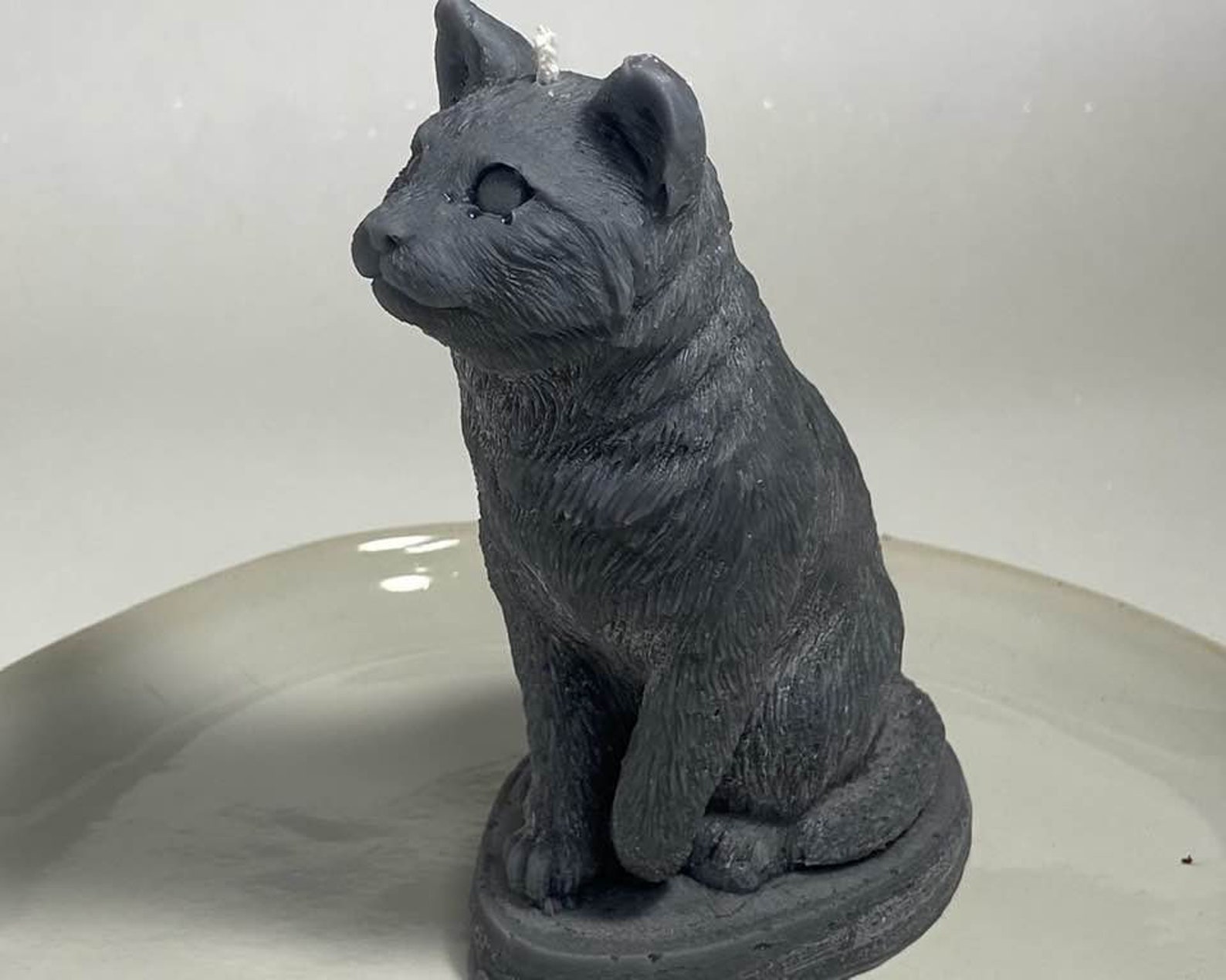 Cat Candle Handmade Made to Order Etsy
