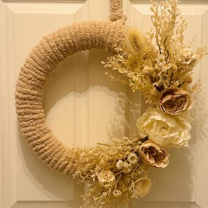 boho shabby chic door wreath