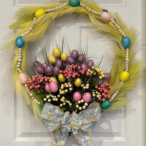 Easter egg wreath