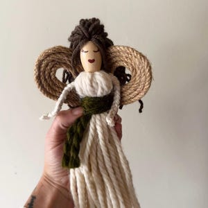 angel yarn doll