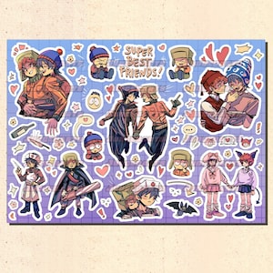 South Park Stan and Kyle Sticker Sheet