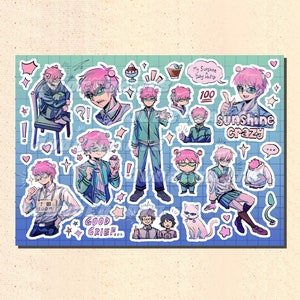 Sai. K Sticker Sheet and Print
