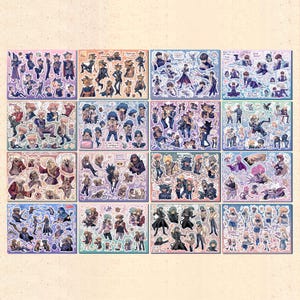 Y Game Sticker Sheets