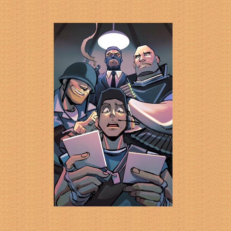Meet the Spy TF2 Team Fortress 2 Art Print - Etsy
