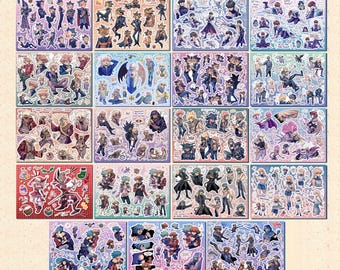 Y Game Sticker Sheets