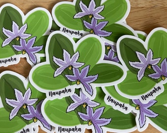 Naupaka flower (sticker decal)