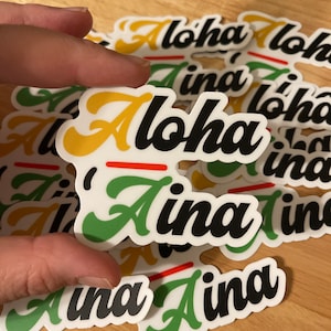 Aloha &#39;Āina (Aufkleber)