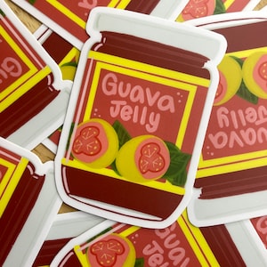 Guava Jelly ( White back die cut sticker)