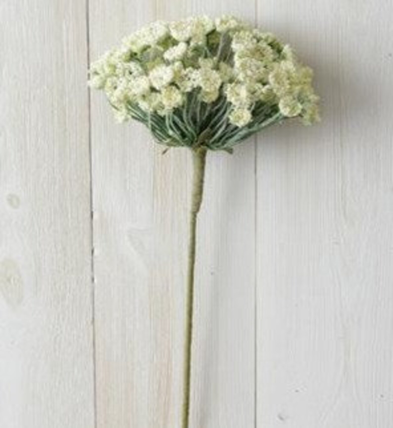 White Allium Faux Floral Stem Etsy