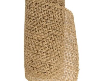 Natural Burlap Ribbon 6" W x 5 Yards