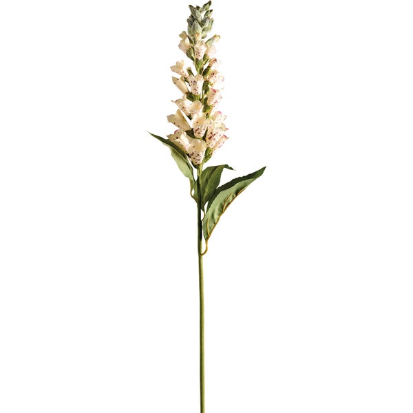 Cream Foxglove 32" Faux Floral Stem