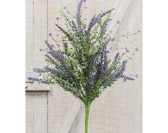 Lavender and Eucalyptus 24" Faux Bush