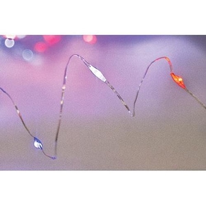 LED Patriotic Bud Lights Red White & Blue 30ct