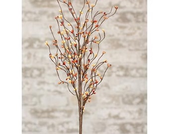 Pumpkin Spice Pip Berry 26" Spray