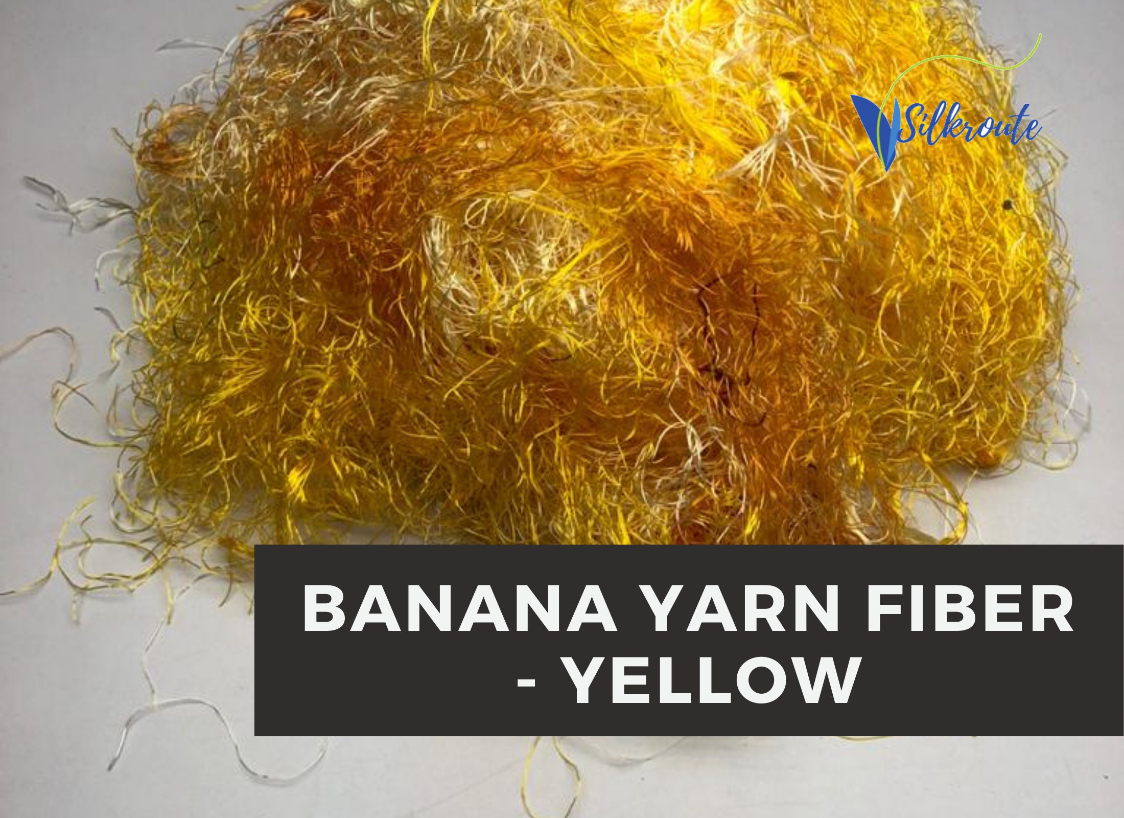 Buy Banana Silk Fiber Banana Yarn Fiber Recycle Banana Fiber Yellow