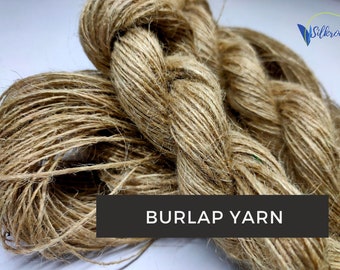 Organic Burlap Yarn: Eco-Friendly Jute Twine for Crafts