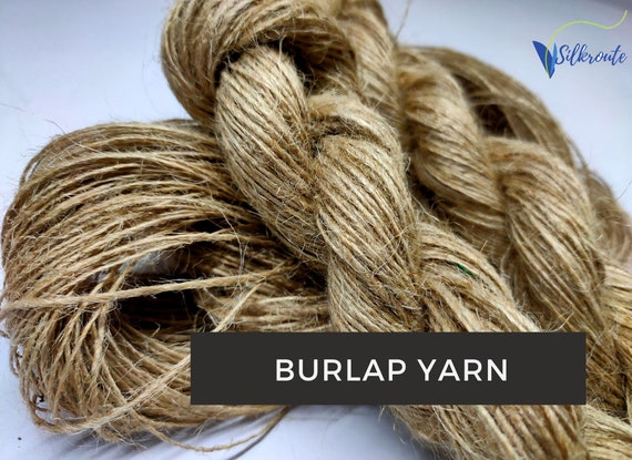 Organic Thin Jute for Craft, Burlap Yarn, Burlap Thread, Jute Yarn