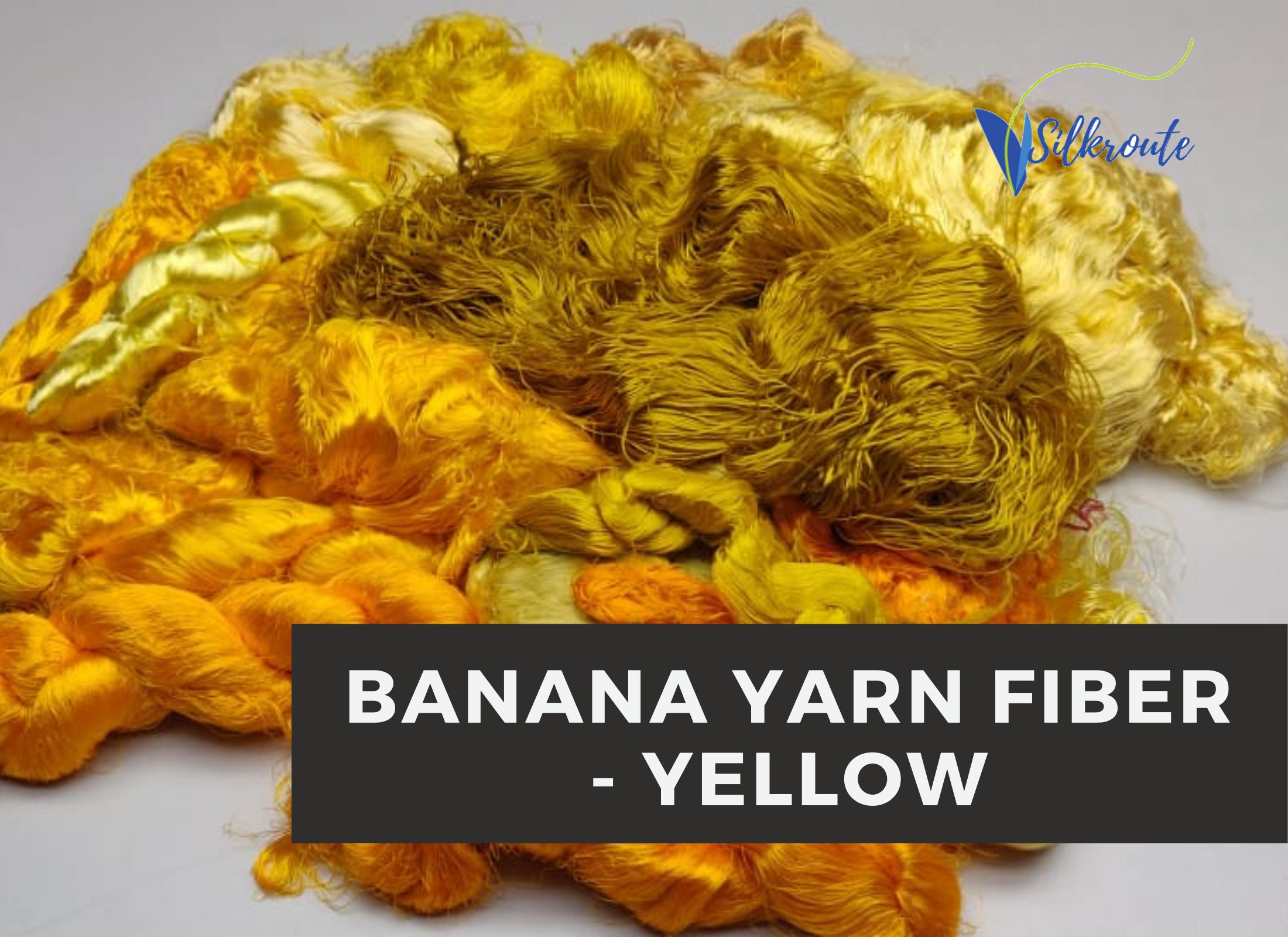 Buy Banana Silk Fiber Banana Yarn Fiber Recycle Banana Fiber Yellow