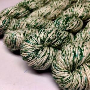 Forest Haze Mulberry Silk Yarn: Super Soft DK Weight