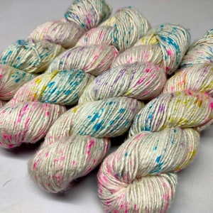 Vanilla Candy Mulberry Silk Yarn: Super Soft DK Weight