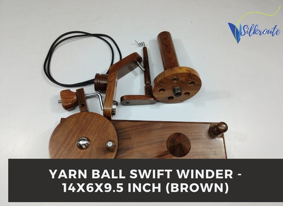 Yarn Ball Winder, Wooden Yarn Swift
