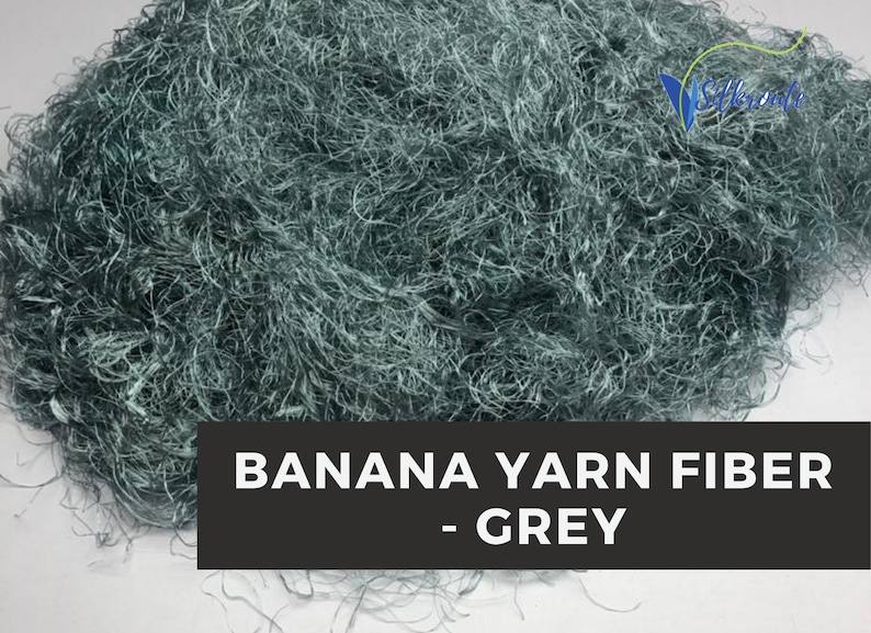 Banana Silk Fiber Banana Yarn Fiber Recycled Banana Yarn Etsy