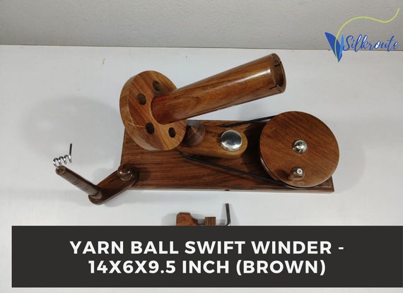Wooden Yarn Ball Winder, Center Pull Ball Yarn Winder Swift