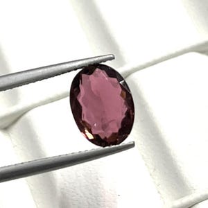 2.20 Cts Natural Pink Tourmaline Faceted Cut Gemstone Size 10.5x8x3.5 mm Oval Shape Beautiful   Tourmaline Stone for Jewelry Making Gemstone