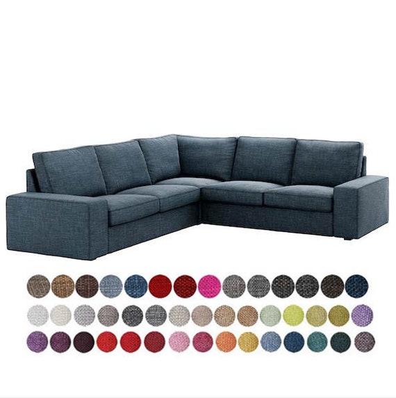 Kivik Sectional 22 Seat Corner Sofa Cover Kivik Slipcover Kivik Sofa Cover Sofa Cover Custom Made Etsy