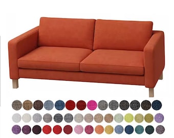 Ikea Karlstad 2人掛けソファカバー、Ikea Karlstadスリップ