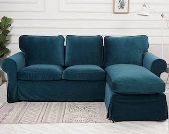 UPPLAND Cover, UPPLAND Sofa with Chaise Cover, Custom Made Replacement Cover/Slipcover for Ikea UPPLAND Sofa with Chaise Lounge