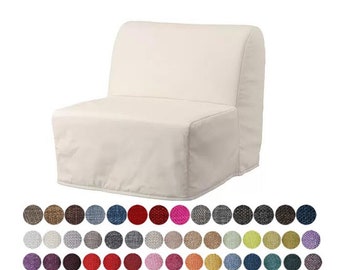 Single Layer Sofa cover for IKEA Lycksele Chair bed, Lycksele Chair Cover , Lycksele, IKEA Slipcover, Lycksele Chair Bed Cover