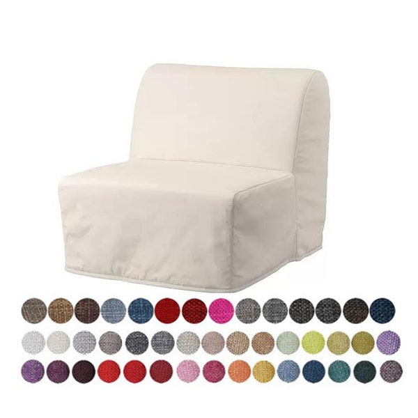 Single Layer Sofa cover for IKEA Lycksele Chair bed, Lycksele Chair Cover , Lycksele, IKEA Slipcover, Lycksele Chair Bed Cover