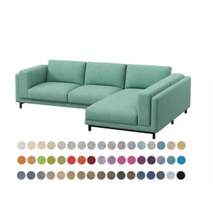 Amazon.com: Custom Made Nockeby Couch Velvet Replacement Covers Fits IKEA  Nockeby 3 Seat Sofa,Nockeby Sofa Cover,Only Cover.（Don't Fit Nockeby 2 Seat  Sofa） (Medium Grey) : Home & Kitchen
