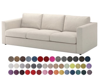 Vimle 3 Seat Sofa Cover, Custom made cover to fit Vimle Couch, Vimle Replacement Cover, Vimle Slipcover, Vimle Sofa Cover, Vimle Couch Cover