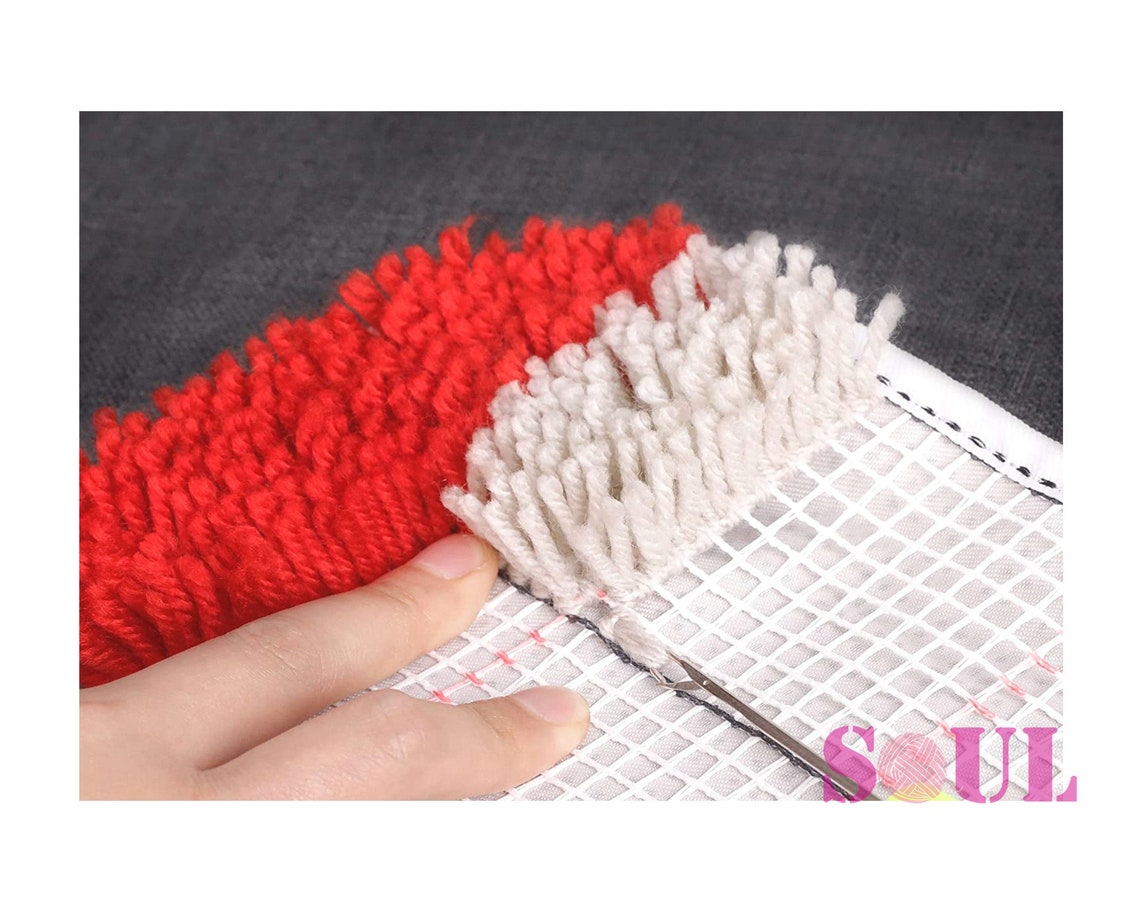 50x50cm Carpet embroidery Hook Rug Kit DIY Needlework Sets Etsy