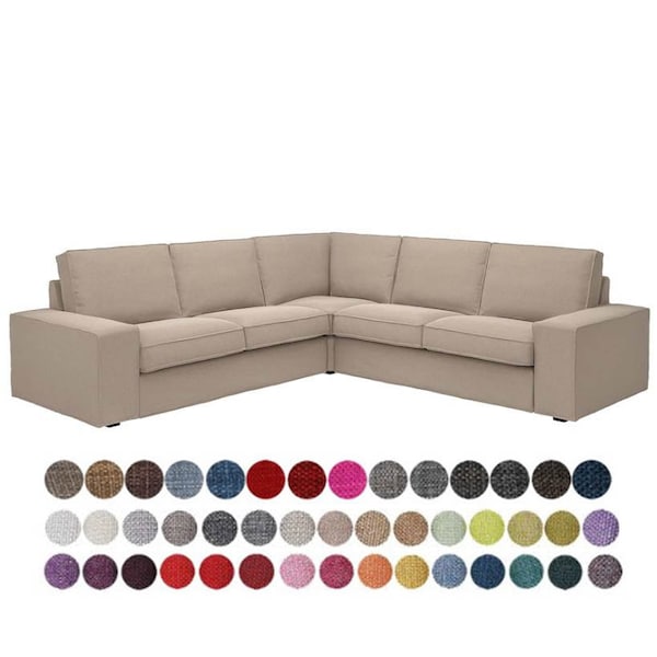 Kivik Sectional 3+3 Seat Corner Sofa Covers, Kivik Slipcover, Kivik Sofa Cover, Sofa Cover, Custom Made