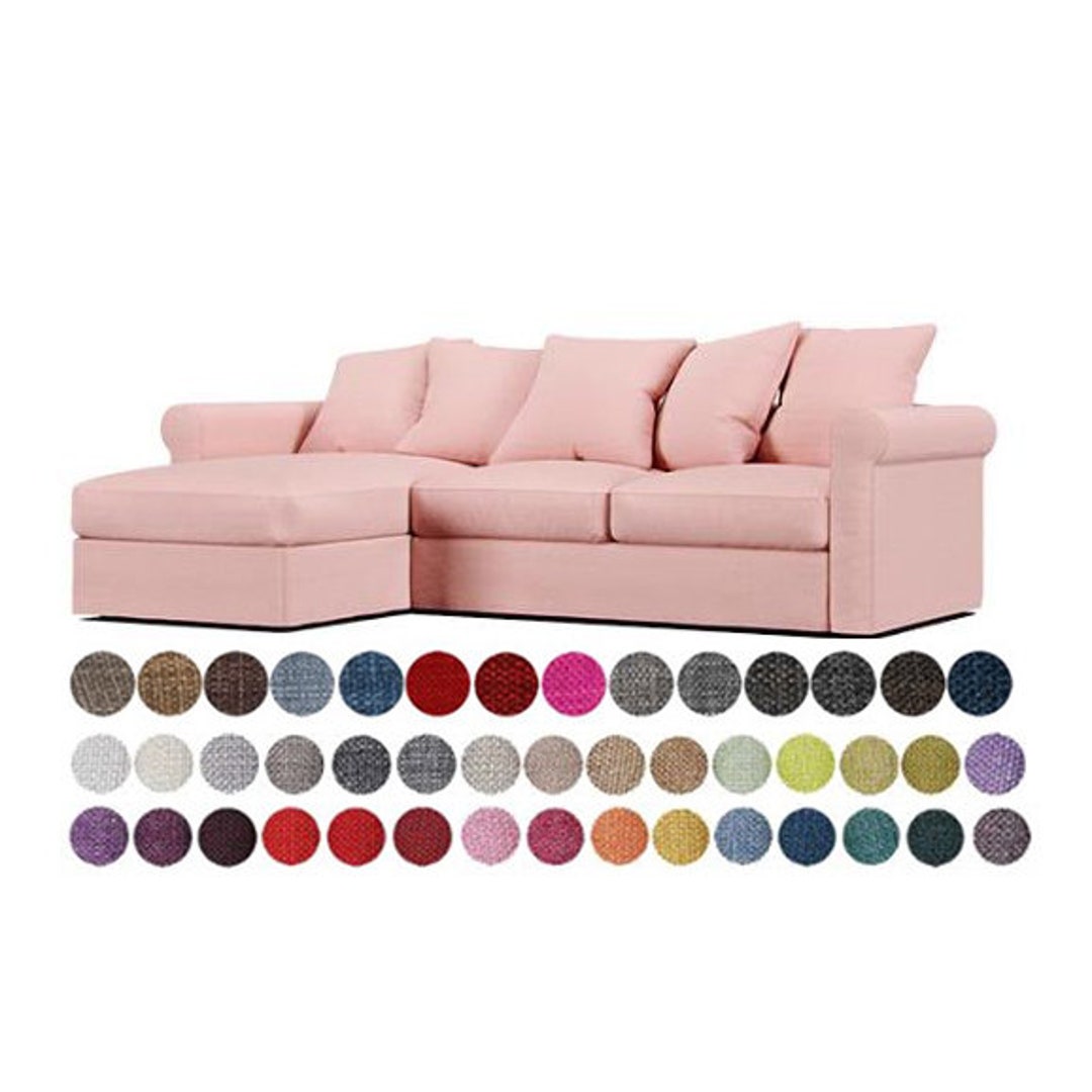 HÄRLANDA 2 Seat With Chaise Lounge Sofa Cover , Ikea Harlanda Sofa
