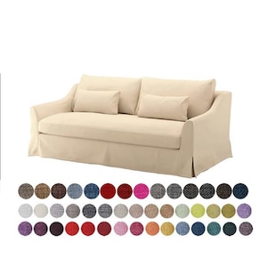 FÄRLÖV 3-sits sofföverdrag, (218 cm bredd), Specialtillverkat överdrag för att passa FÄRLÖV 3-sits soffa, Farlov sofföverdrag, FÄRLÖV reservöverdrag