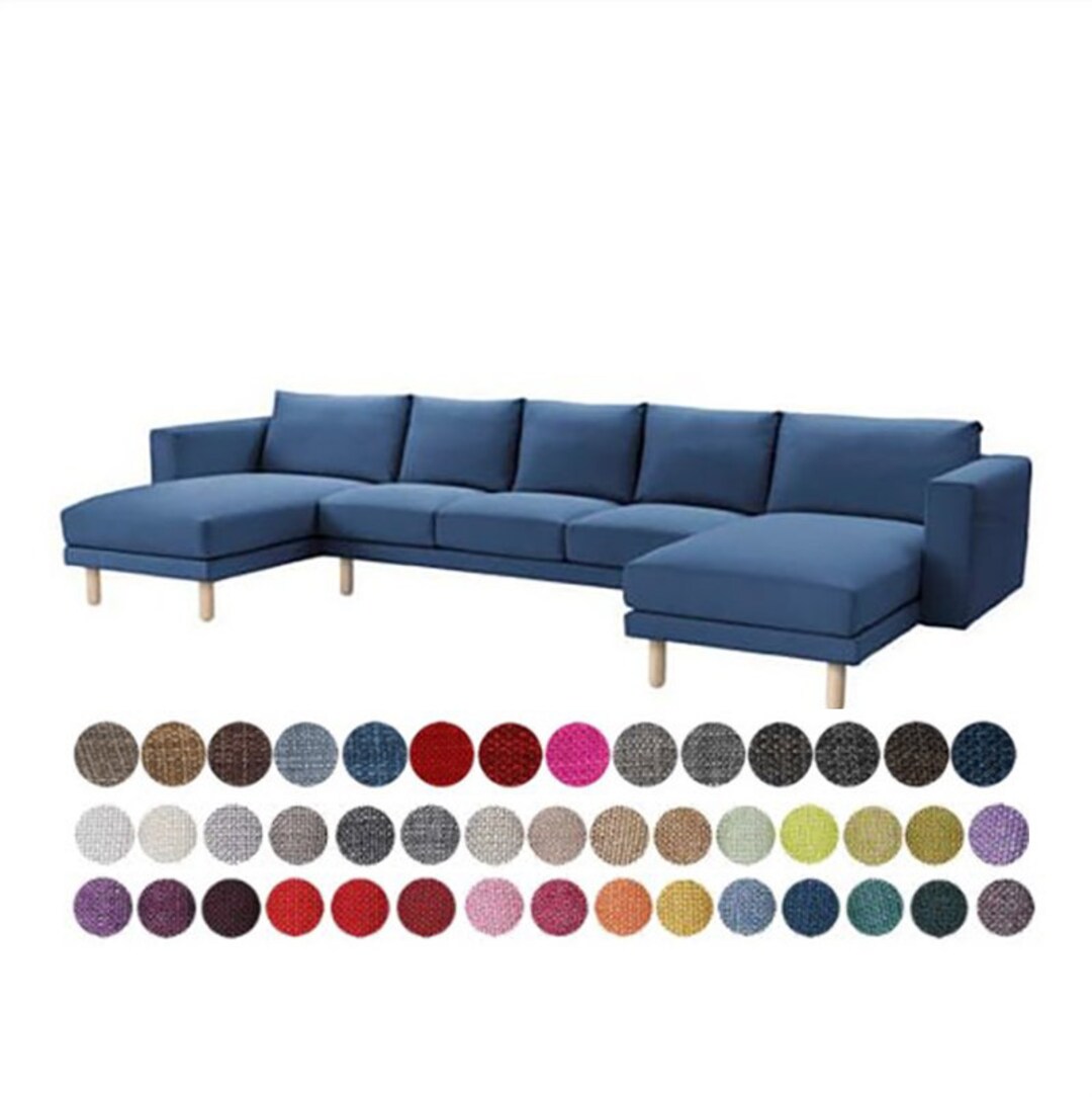 3seat With 2 Chaise Lounge Sofa Cover Custom Made Etsy