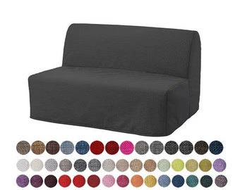 Varies Pattern Single Layer Sofa cover for IKEA Lycksele 2 seat sofa bed, Lycksele sofa bed, IKEA Slipcover, Lycksele 2 seat sofa bed cover