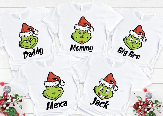 Grinch Family Shirt Papa Grinch Shirt 