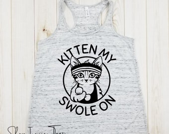 cat workout shirt