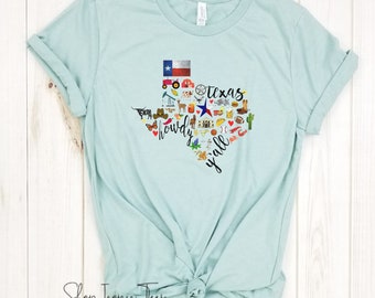 Texas Favorites - Texas Shirt, Texas Strong Shirt, Texas Lover Shirt, Gift For Texas Lover, Love Texas, Send Love To Texas, Texan shirt