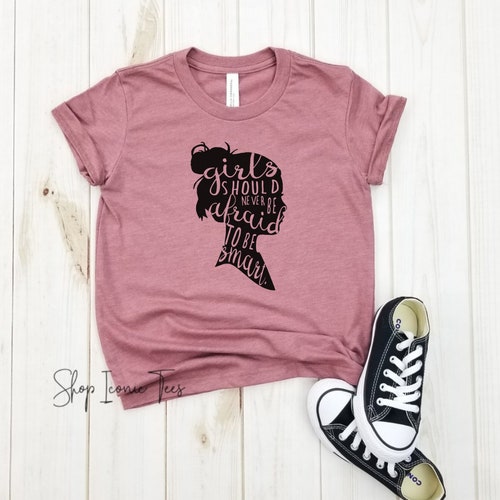 Girls Should Never Be Afraid to Be Smart Portrait Youth - Etsy