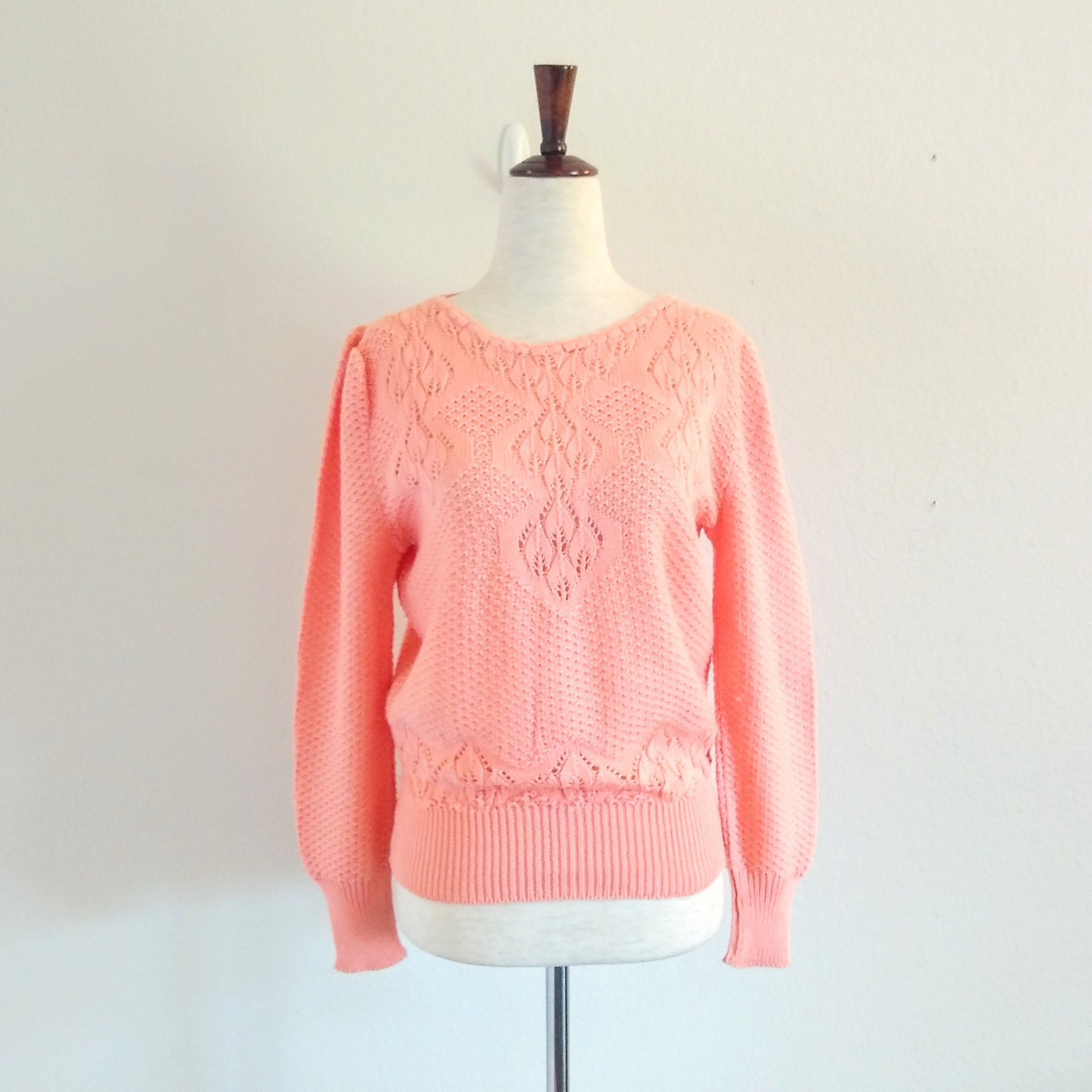 Open Knit Sweater - Etsy