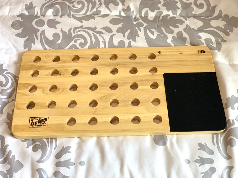 Laptop Lap Board with Mouse Pad and Phone slot