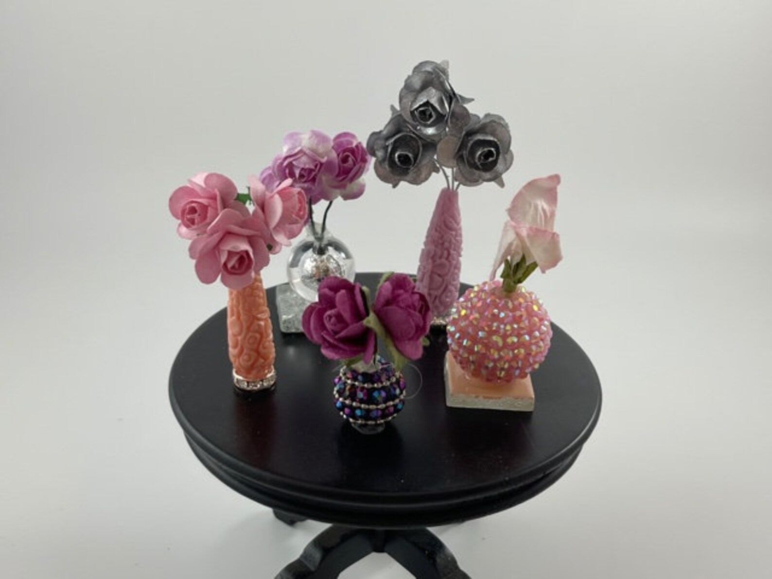 Miniature Dollhouse Flowers in a Vase Etsy