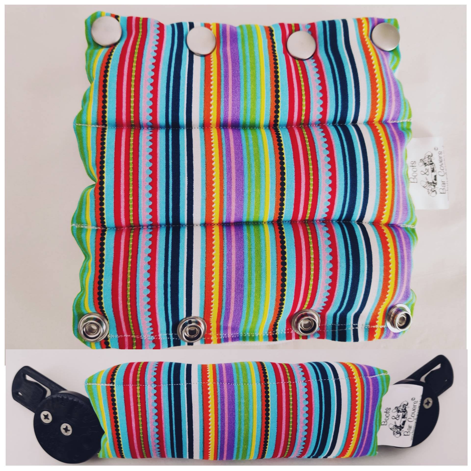 Colourful Stripes Boots and Bar Cover for Clubfoot Talipes. Etsy UK