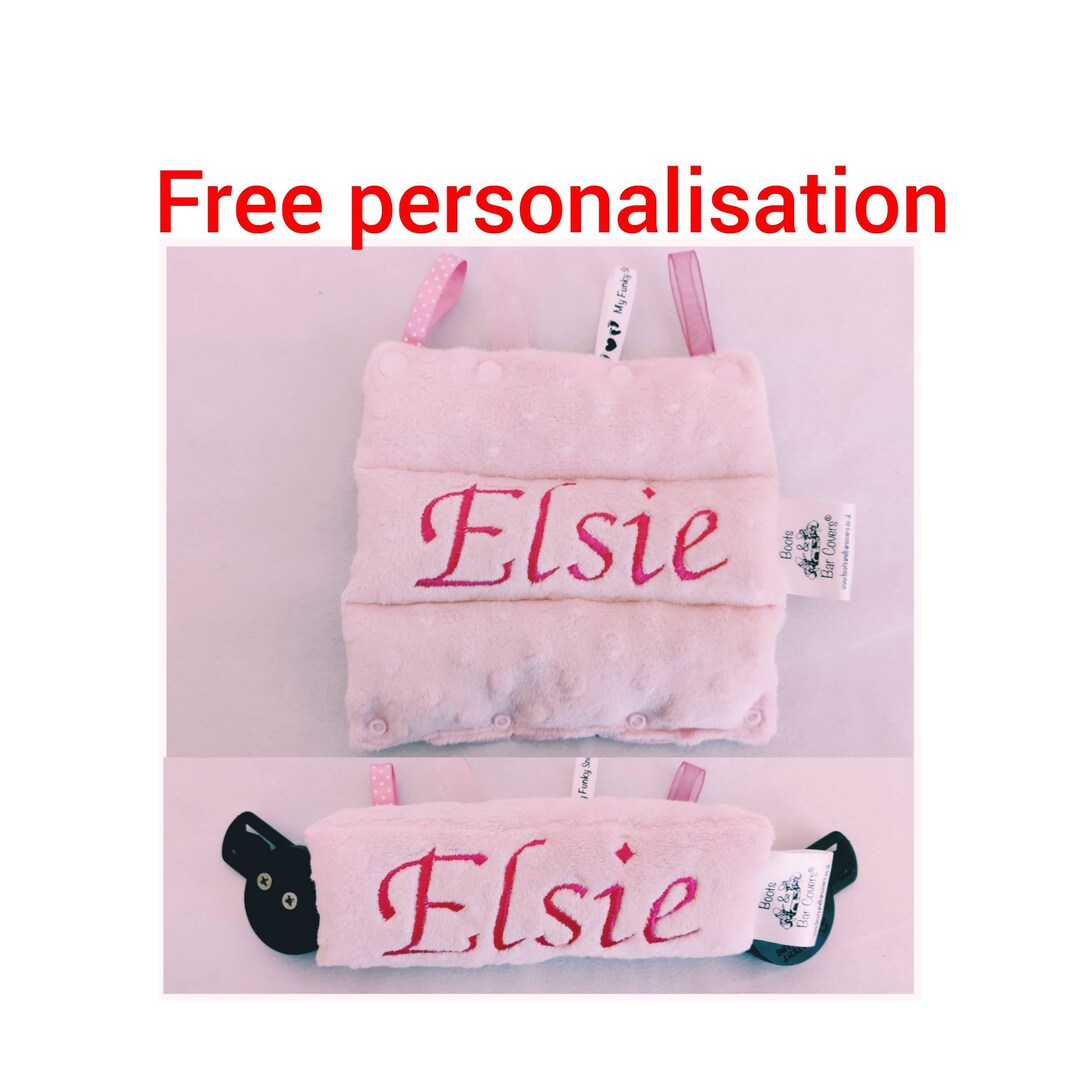 Popcorn Dot Fleece Soft Pink Boots and Bar Cover for Clubfoot Etsy UK